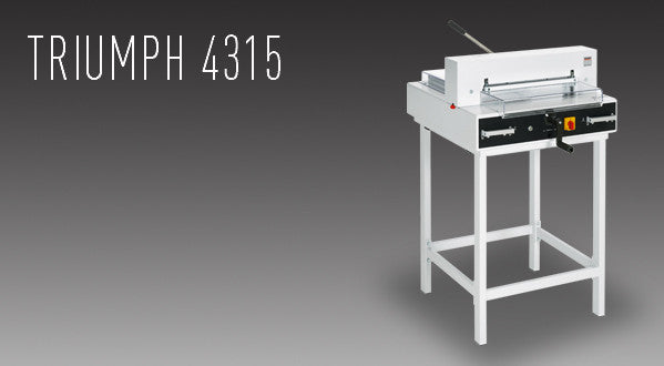 Triumph 4350 Semi-Auto Electric Paper Cutter Digital Display