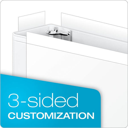 11 x 17, ClearVue Slant-D Ring Binder, White - Justbinding.com