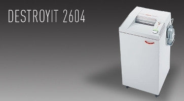 Destroyit 2604 Paper Shredder MICRO cut P-7  - Justbinding.com