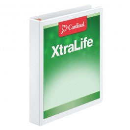 Cardinal XtraLife ClearVue Non-Stick Locking Slant-D Ring Binder - Justbinding.com