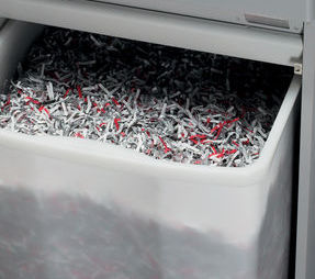 3105 centralized office shredder cross-cut P-4 - Justbinding.com