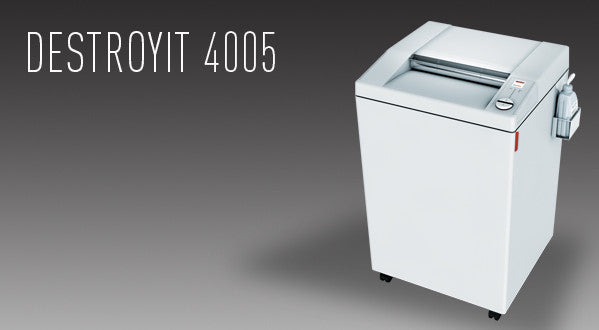 4005 centralized office shredder cross-cut P-5 - Justbinding.com