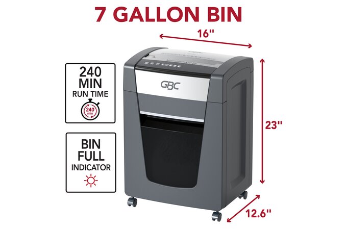 GBC Momentum Paper Shredder, X20-07, WSM177001