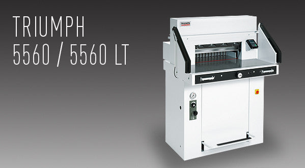 Triumph 5560 - 5560LT Programmable Hydraulic Paper Cutter 21-5/8 - Justbinding.com