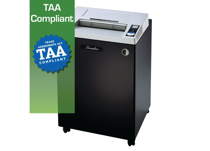 Swingline TAA Compliant CM11-44 Micro-Cut Commercial Shredder - Justbinding.com